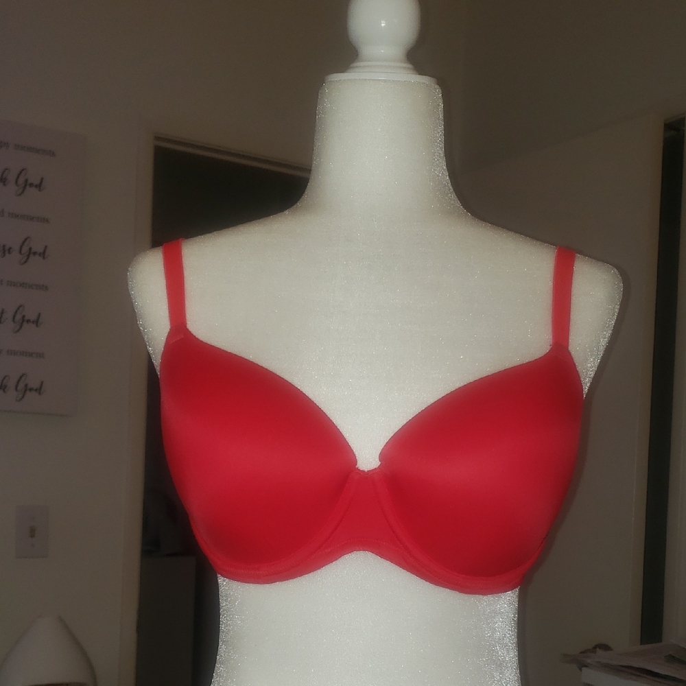 Pink Wear Everywhere Lightly Lined Red BRA